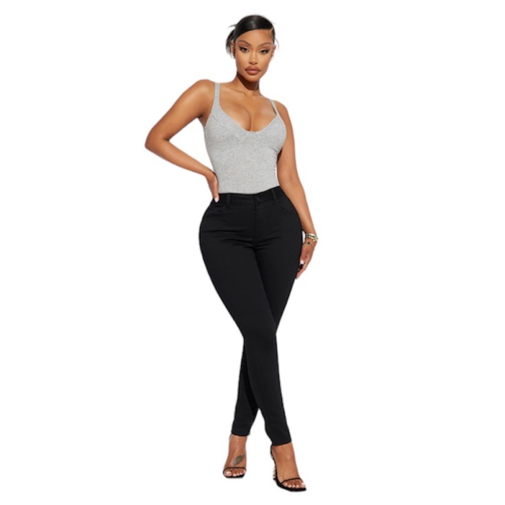 Grey bodysuit